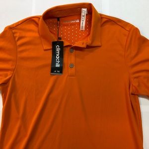 Adidas Climachill Short Sleeve Polo, Size Small